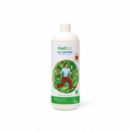 FEEL ECO Ekologiczny płyn do mycia naczyń, owoców i warzyw o zapachu malinowym 1L